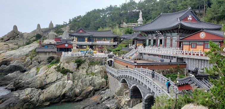 A temple in Busan